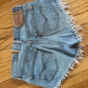 Levi's Women's Blue Denim Shorts